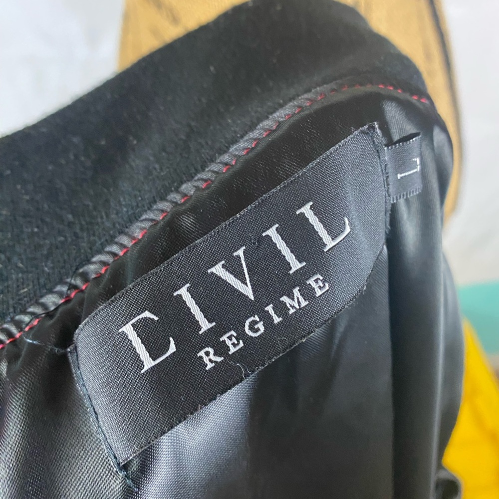 Civil Regime limited edition red satin Virgin Mary rosary satin bomber jacket - Picture 12 of 16